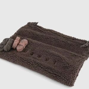 Marni X Hoka Brown Shearling Dust Bag